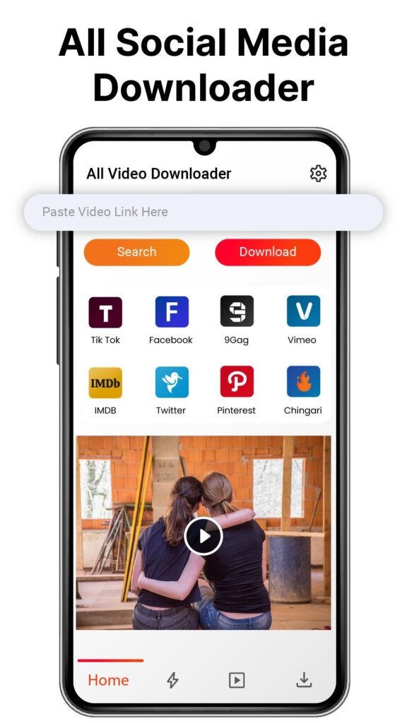 Download all Social Media in Vidmatre App